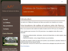 Tablet Screenshot of chateau-de-saulxures.fr